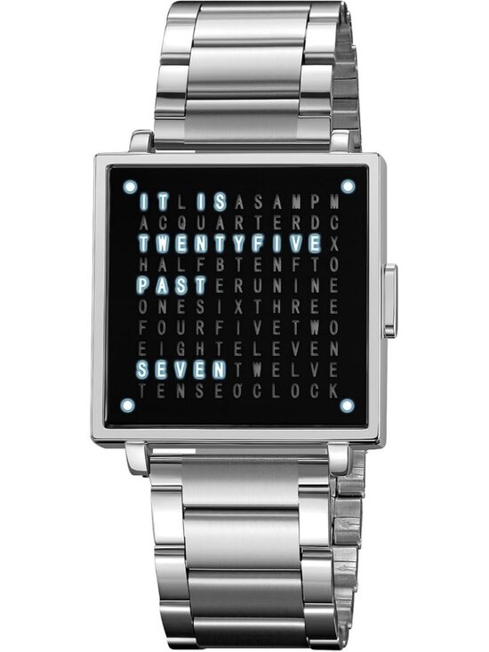 Other - Men's Silver Creative Square Case Luxury Multifunctional Comfortable Wrist Watch
